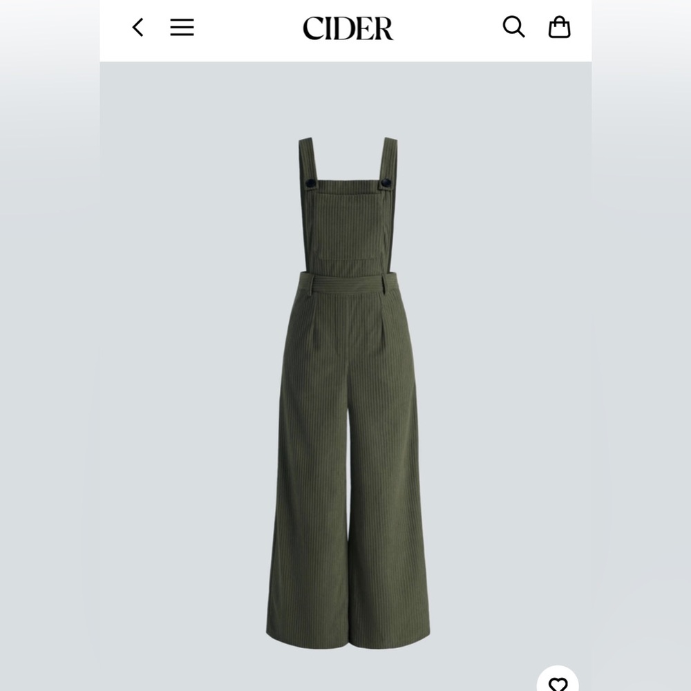 Corduroy Overalls 1X